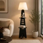 Modern Shelf Floor Lamp with Storage - Image 2