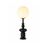 Noir Orb Table Lamp | Modern Sculptural LED Desk Lamp for Bedroom & Living Room