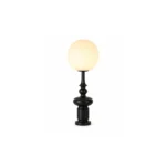 Noir Orb Table Lamp | Modern Sculptural LED Desk Lamp for Bedroom & Living Room