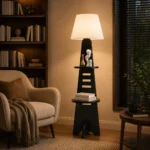 Modern Shelf Floor Lamp with Storage - Image 4