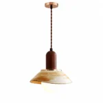 Handmade Ceramic Pendant Light | Artisan Textured Lamp