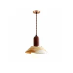 Handmade Ceramic Pendant Light | Artisan Textured Lamp