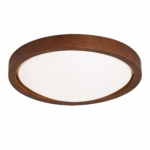 French Walnut LED Ceiling Light | Wabi-Sabi Ceiling Light
