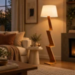 Floor Lamp | Modern Wooden LED Lighting Fixture - Image 2