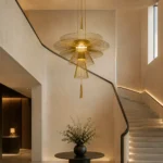Golden Radiance Metal Wire Chandelier for Modern Luxury Interiors - Image 2