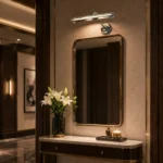 Adjustable Chrome LED Vanity Wall Light for Modern Interiors - Image 4