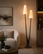 Modern Sculptural Branch Floor Lamp | Double Light - Image 5