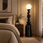 Art Deco Geometric Globe LED Floor Lamp - Image 2