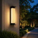 Modern Outdoor Wall Light with Motion Sensor | LED Sconce - Image 6