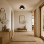 Resin Ceiling Light – Modern Minimalist LED Flush Mount Lamp - Image 2