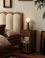Nordic Mushroom Wooden Table Lamp | Soft Glow E27 Bedside Lighting Fixture - Image 4