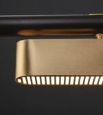Black and Gold Linear LED Pendant Light - Image 7