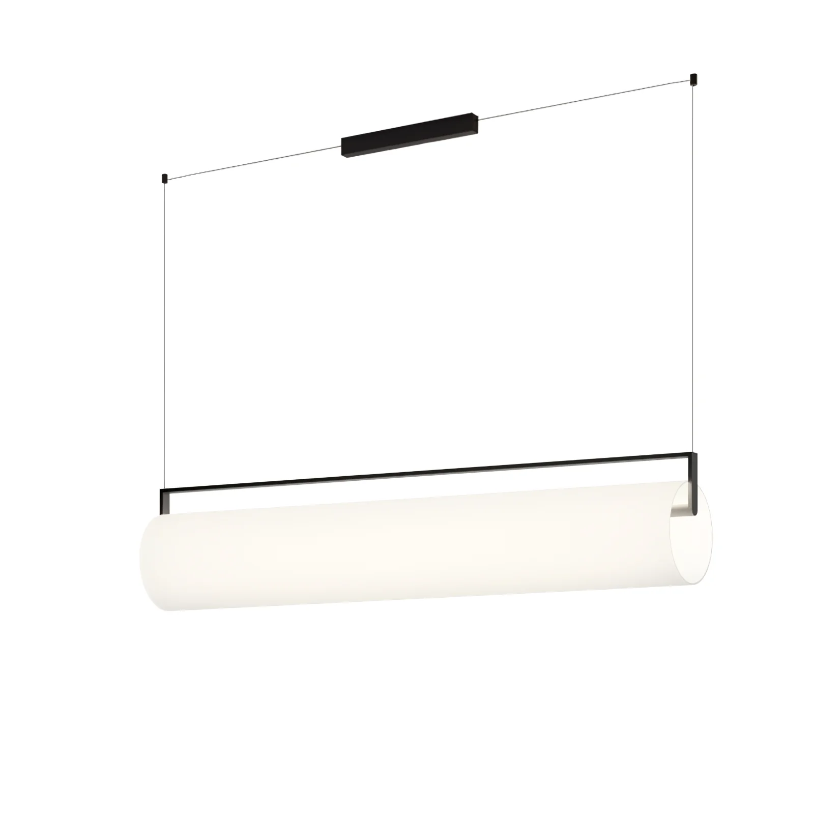 Edge_Linear_Pendant_Light_1_9 Modern Linear LED Pendant Light | Black & Soft White - Image 1