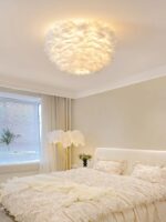 Feather Cloud LED Ceiling Light – Soft Ambient Bedroom Ceiling Lamp - Image 4