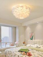 Feather Cloud LED Ceiling Light – Soft Ambient Bedroom Ceiling Lamp - Image 5