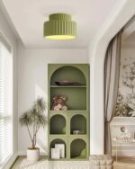 Minimalist Resin Ceiling Light – Nordic Eco LED Flush Mount Lamp - Image 8