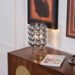 Modern Chrome Sphere Table Lamp | Silver Mirror LED Desk Lamp for Bedroom & Living Room - Image 3