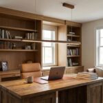 Walnut Wood Linear LED Pendant Light - Image 6