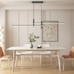 Cross Linear LED Pendant Light with Downlights - Image 7