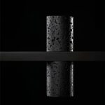 Modern Black Stone Linear Pendant Light | Brass LED - Image 6