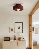 Resin Ceiling Light – Modern Minimalist LED Flush Mount Lamp - Image 4