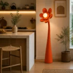 Flower Sculpture LED Floor Lamp | Artistic Lighting - Image 2