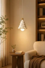 Christmas Tree Resin Pendant Light | Modern LED Fixture - Image 2