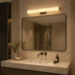 Modern Faux Alabaster LED Wall Light | 100 cm - Image 3