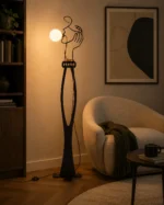Bubble Muse Sculptural Floor Lamp | Abstract Art Lighting - Image 2