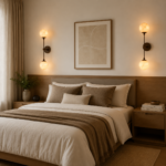 Alabaster Wall Lamp | Bronze Double Globe LED Sconce - Image 4