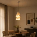 Spiral Paper Pendant Light | Wabi-Sabi Lighting - Image 2