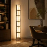 Natural Marble LED Floor Lamp | Champagne Gold - Image 3