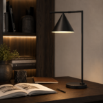 Modern Cone Table Lamp – Minimalist LED Desk & Bedroom Lighting Fixture - Image 5