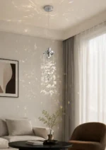 K9 Crystal Flower Pendant Light | Luxury LED Lighting Fixture - Image 2