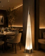 Modern Pyramid LED Floor Lamp | Architectural Lighting - Image 4