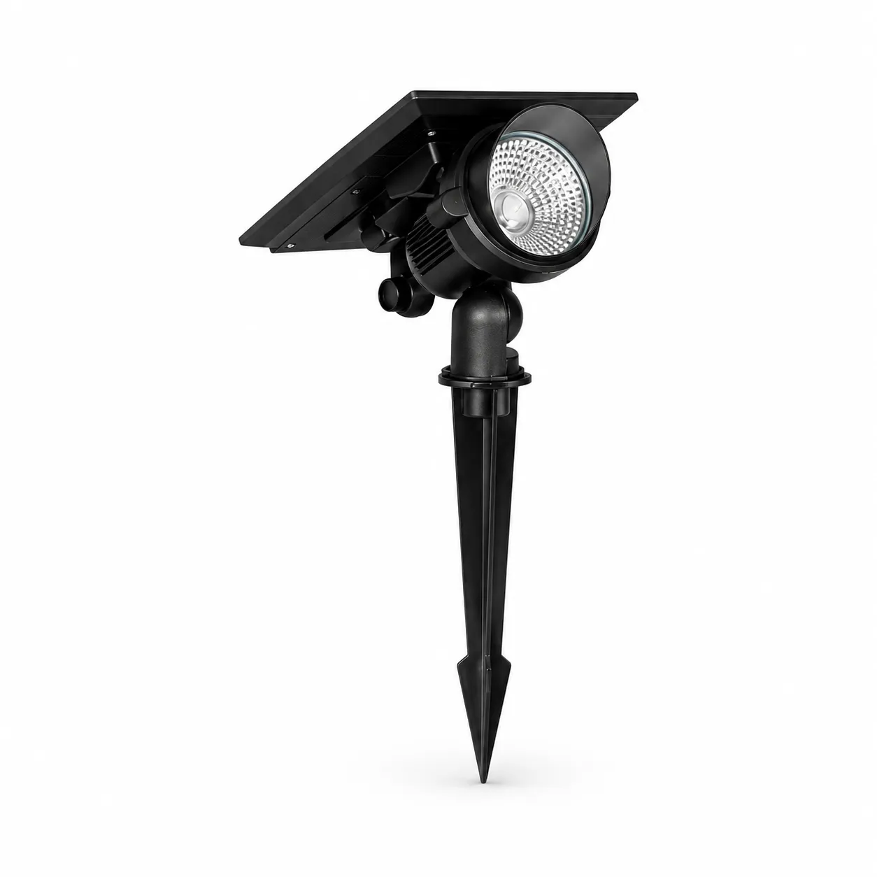 ab1ed0f7747ad98919726d6464529131_11zon 10W Solar Landscape Spotlight Outdoor LED Ground Stake Light - Image 1