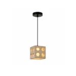Sculptural Wood Grain Pendant Light | LED Design Lamp