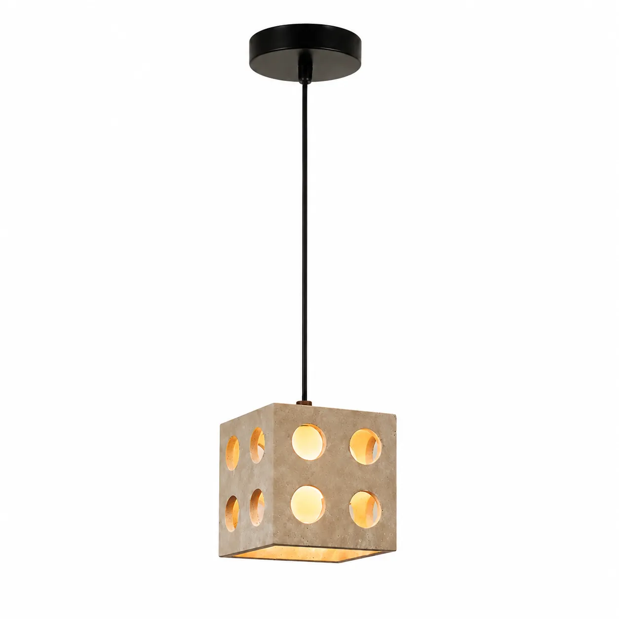 ab4dedbd742150b67a00c5c8a04b10c5_11zon Sculptural Wood Grain Pendant Light | LED Design Lamp - Image 1