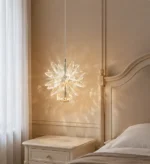 Crystal Blossom LED Pendant Light | Luxury Crystal Fixture - Image 3