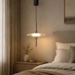 Modern Crystal Pendant Light | Minimalist LED Ceiling Lighting Fixture - Image 4
