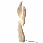 Sculptural Cement Globe Floor Lamp | Modern LED Lighting