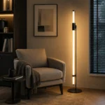 Modern Glass Tube LED Floor Lamp - Image 3