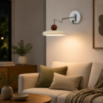Swing Arm LED Wall Sconce | Adjustable Modern Wall Lamp - Image 2