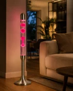 Pink Lava Motion Floor Lamp | Retro Ambient Lighting - Image 3