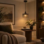 Smoky Ripple Glass Pendant Light | Modern Glass Lighting - Image 2