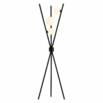 Modern Tripod Glass Globe Floor Lamp
