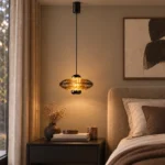 Crystal Acrylic LED Pendant Light | Modern UFO Ceiling Lamp - Image 4