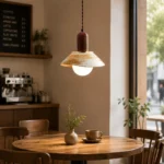 Handmade Ceramic Pendant Light | Artisan Textured Lamp - Image 3
