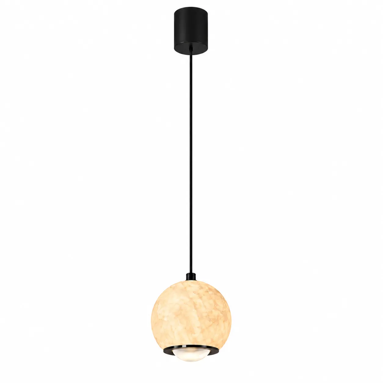 b4bc763af3e5605983f487300c67e773_11zon Natural Marble Pendant Light | Minimalist LED Hanging Lighting Fixture - Image 1