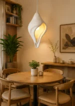 Sculptural Resin Pendant Light | Organic Modern Lighting - Image 2